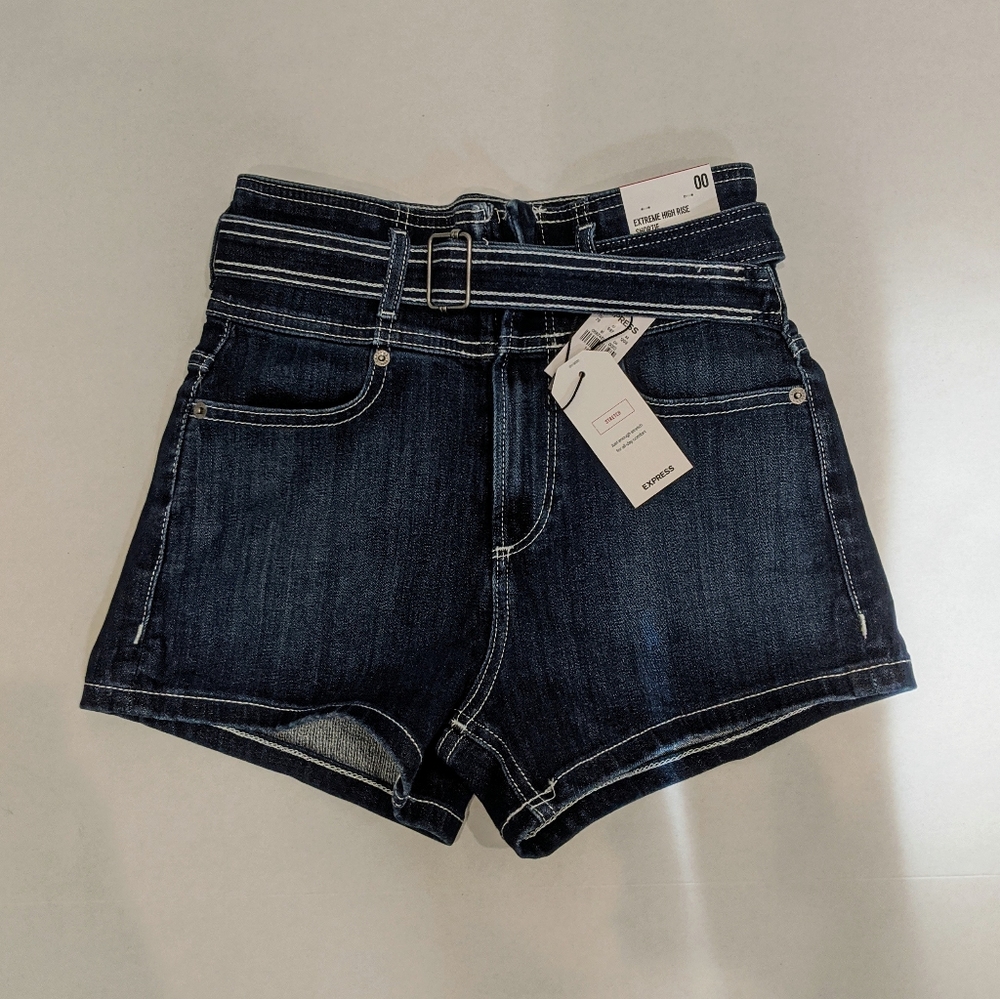 New! High Waisted Belted Shorts